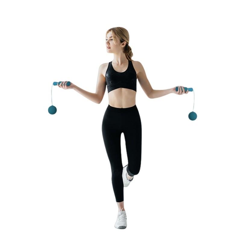 6.5M 1 PairsLarge Ball Gravity Cordless Jump Rope Calorie Fitness Weight Loss Exercise Load Burning Fat Slimming Jump Rope Exercise Tool