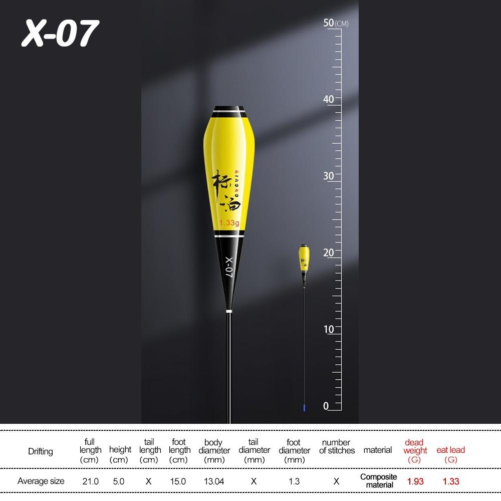 3pcs Inner Fishing Floats Body Composite Fishing Accessory Float Body Bottom Part Plastic Bobbers Tackle Fishing Floats Part