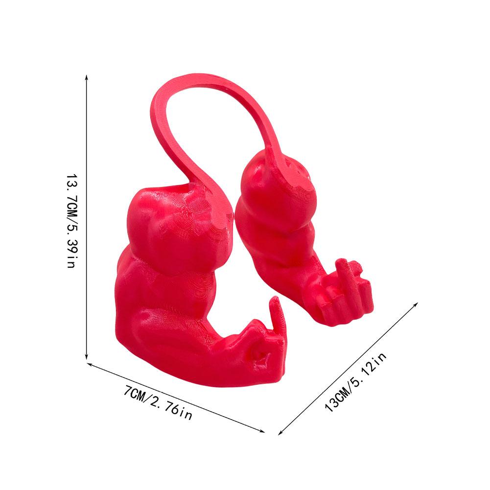 New Funny Finger Cat Muscle Arms Lightweight 3D Printing Cat Cosplay Muscle Arms Realistic Cat's Neck Arm Halloween Party Props