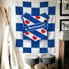 SC Heerenveen Wall Tapestry Aesthetic Wall Hanging Printed Fabric Blanket Decorative Tapestries for Bedroom Living Room Home Decor