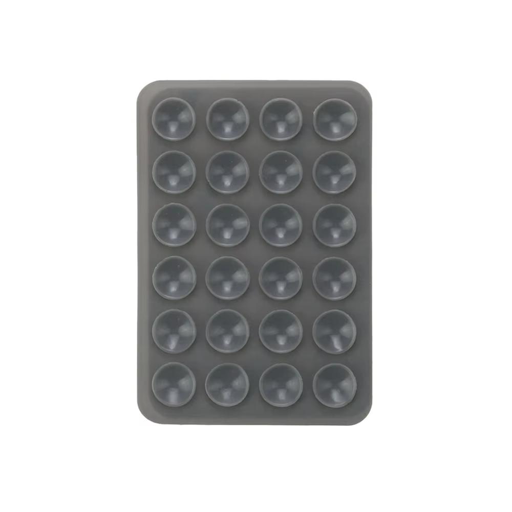 Ventosa in silicone bifacciale per fissaggio di telefoni cellulari Ventosa adesiva in gomma siliconica con supporto a ventosa per fissaggio