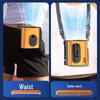 New 2026 Portable Ice Pack Waist Fan - USB Clip-On, High-Speed Cooling, Lightweight & Easy to Carry for Outdoor Use.