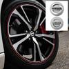 Für Nissan ArR456/60mm Auto Radkappe Styling Radnabenabdeckung Abdeckung Emblem Ersatzabdeckung Für Nissan Juke Qashqai X-Trail Leaf Patrol GTR
