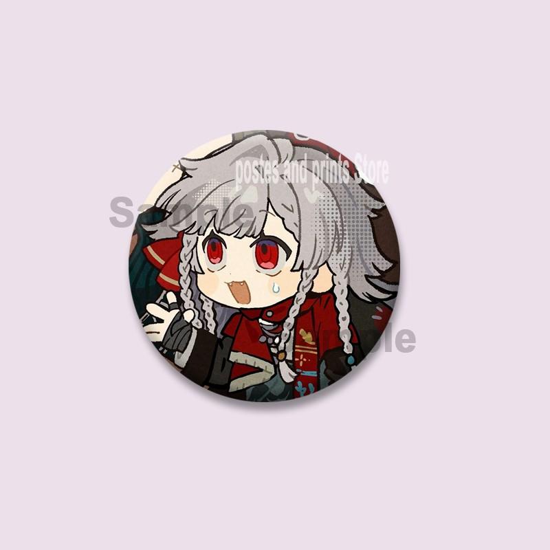 Anime Game Reverse 1999 Circular Brooches Cartoon Character Enamel Pins Backpack Clothing Hat Jewelry Badge Accessory XMAS Gifts