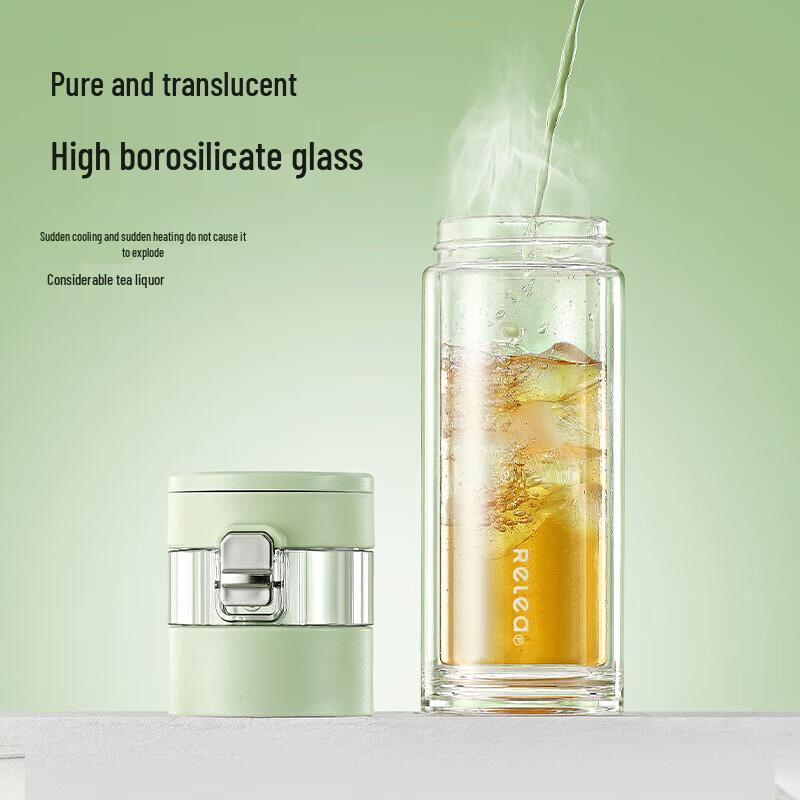 Wushengwu Smart Tea Infuser Glass Cup
