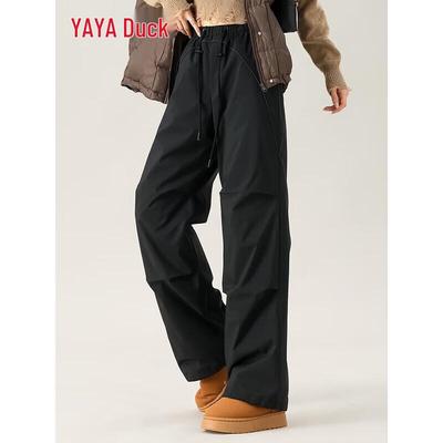 Women's 2025 Winter Goose Down Cargo Pants YE4E011401H