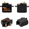 2PCS 5g Micro Digital Servo, Mini Servo, Metal Gears, Coreless Motor Servos for 1/28 RC Car Airplane Fixed-Wing Robot Helicopter Planes Part (JR2.54)