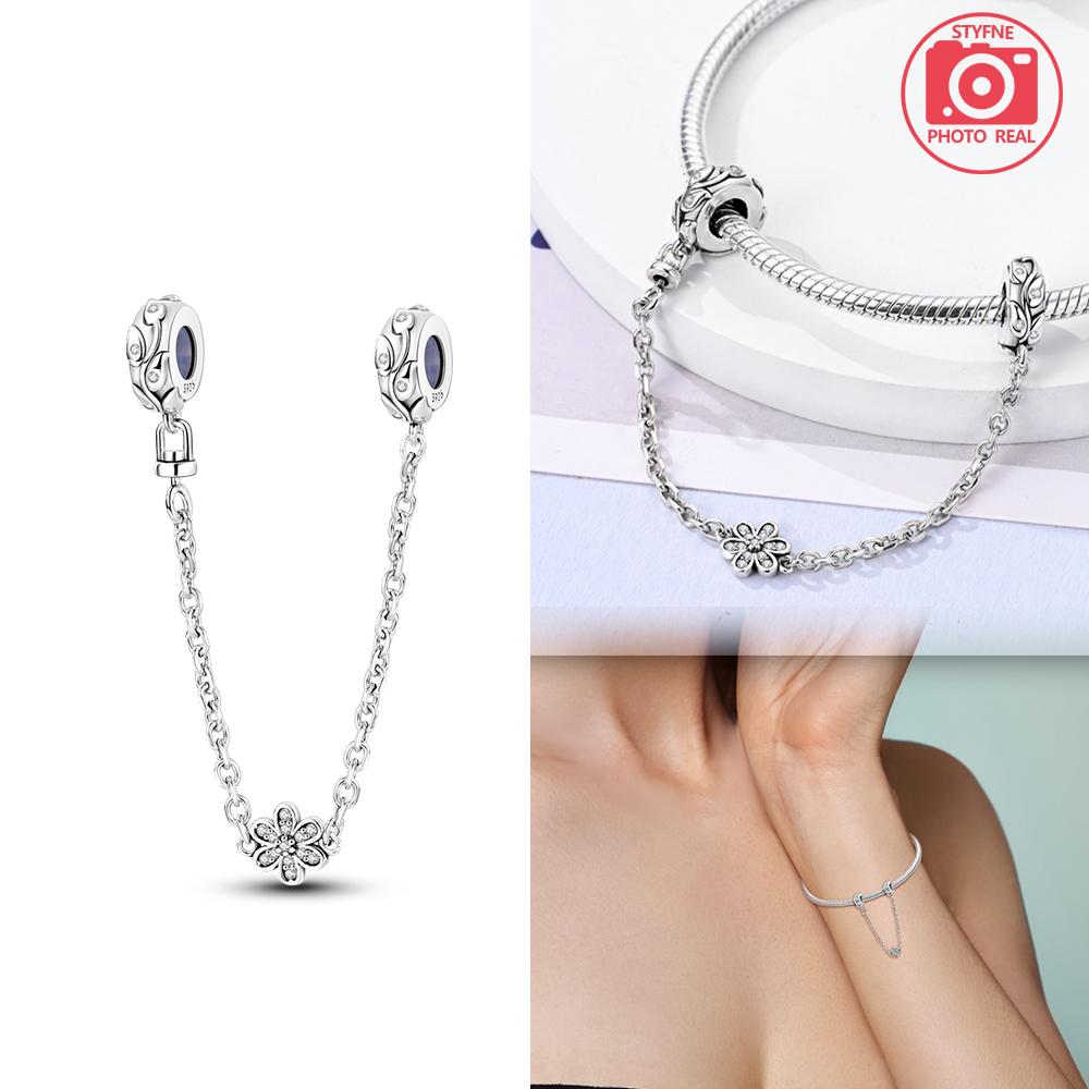 New Copper Colors Pink And Purple Butterfly Safety Chain Pendant Fit Copper Colors Original Bracelets Diy Birthday Jewelry Gift