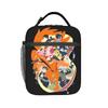 Custom N-Narutoes Uzumaki Resuable Lunch Boxes Women Men Leakproof Anime Thermal Cooler Food Insulated Lunch Bag Office Work