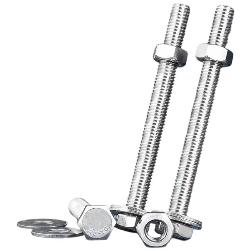 KAI LAN 304 Stainless Steel M8 Through-Bolt Set