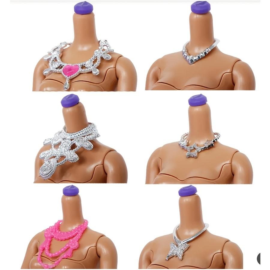 43Pcs 30cm Set Fashionable Doll Clothes Accessories Mini Camisole Skirt Necklace Earrings Crown Hangers Toy and Play Entertaining Safe Kid Friendly