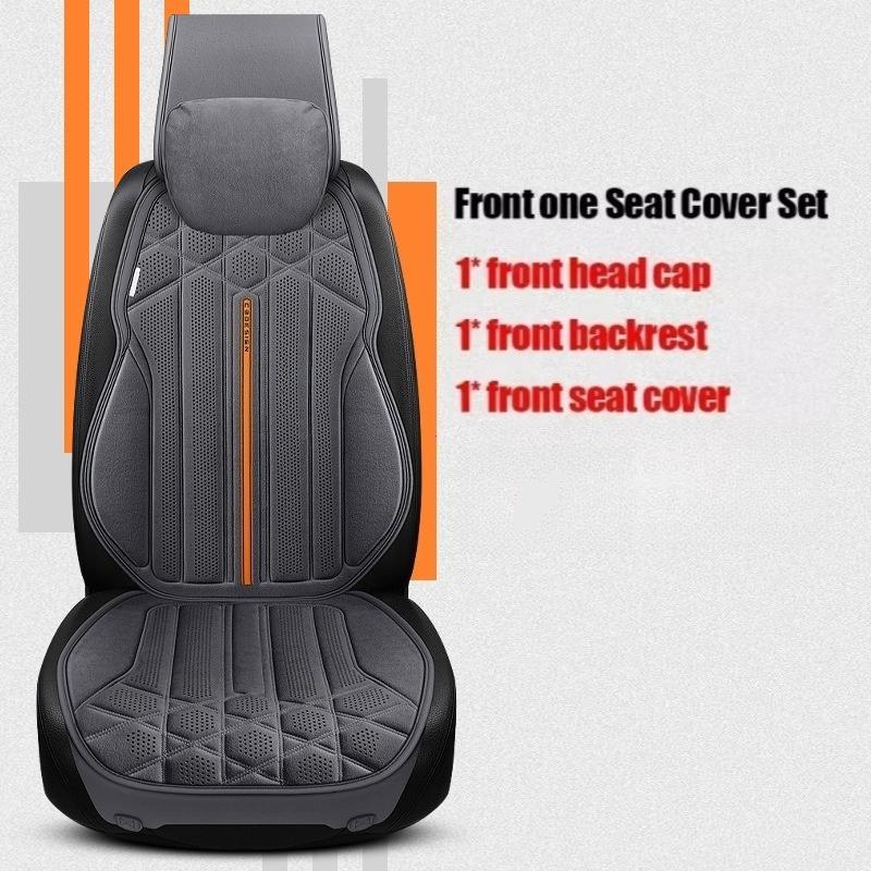 Universal Car Seat Covers Soft Suede Driver's Seat Support Cushion Breathable Anti-slip Protective Mat Car Accessories