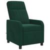 Massage Recliner Dark Green Velvet (V)