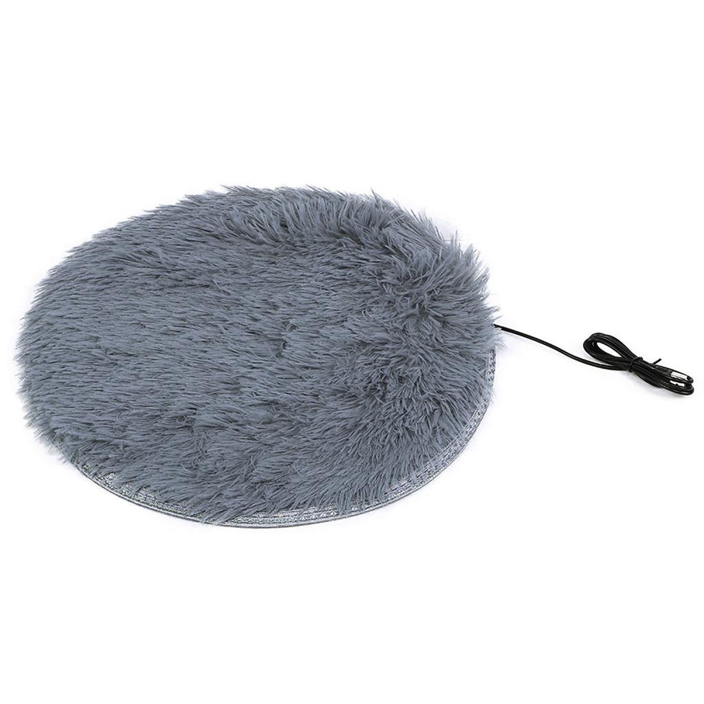 Plysj Fire årstider USB-ladeport Kjæledyr Elektrisk teppe Varmepute Matte for små hunder