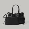2025 New Trendy Niche Woven Bag Fashion Versatile Basket Bag Textured Single Shoulder Commuter Crossbody Tote Bag for Women