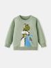 Casual Cartoon Animal Long-Sleeve Hoodie for Toddlers & Kids - Autumn/Winter Fashion 2026