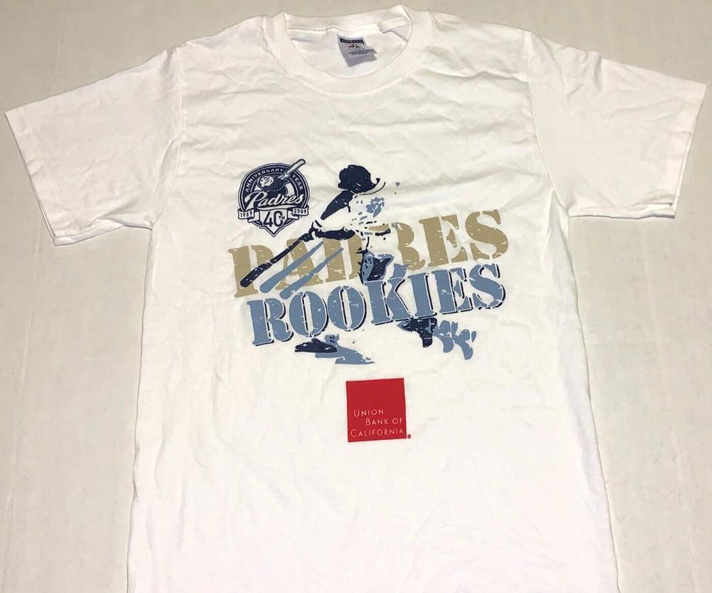 Редкая винтажная футболка San Diego Padres 1969 2009 года, 40-летие команды, новая! МАЙКА UNISEX XXXXL