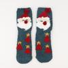 Ladies' Christmas Socks Christmas Tree Socks Thickened Warm Coral Velvet Sleep Socks Cartoon Elk Snowman