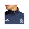 adidas Logo Letter Stand Collar Zipper Long Sleeve Casual Sports Suit Men Suit Blue IB0866