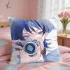 Wanderer Genshin Impact Cushion Cover Square Short Plush Pillow Case Living Room Sofa Home Decor Funda X