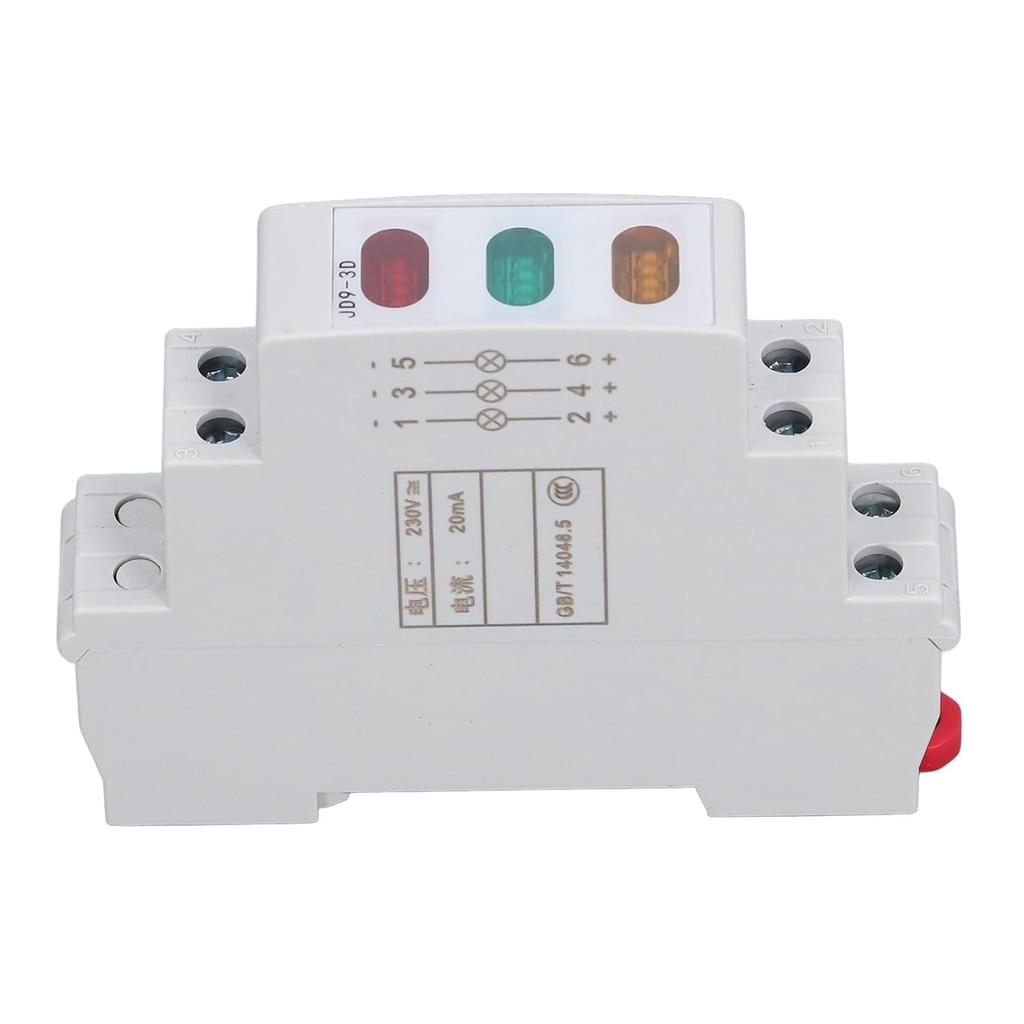 DIN Ray Indicator Light Red Yellow Green For Magnetic Starter Contactor LED Indicator Lamp Multifunctional DIN Rail Adjustable Delay Relay Timer AC