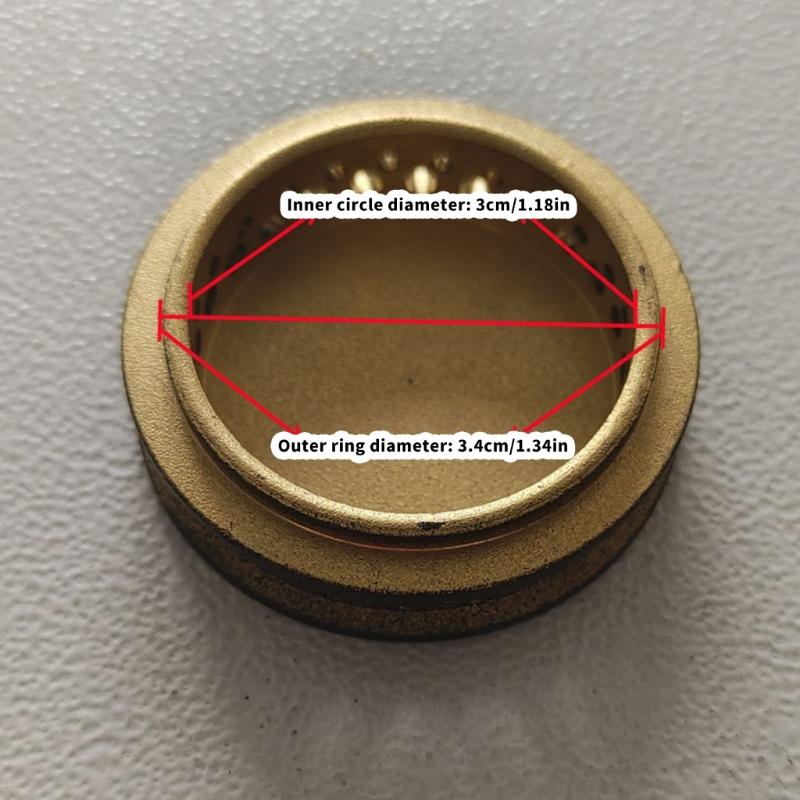 Metal Gas Hob Burners Flame Caps Cover Easy Installation Heat Resistance Perfect for Kitchen Stove Reparing Use