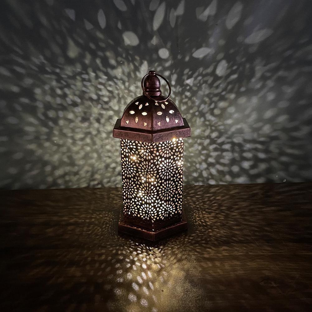 Metal Lanterns Night Light Accessories Home Decoration