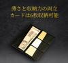 Abrasus Slim Leather Long Wallet for Men, Made In Japan, Navy