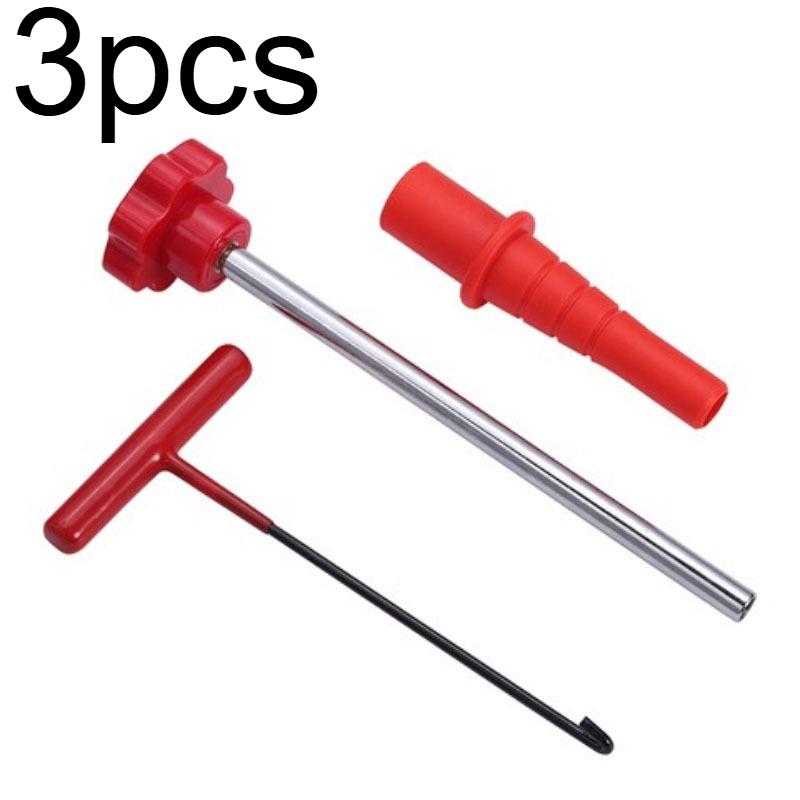 1Set Valve Stem Tool Kit Metal Tire Installer Tool Car Puller Wheel Tire Remover T-Hook Replacement Motorcycle Accessories