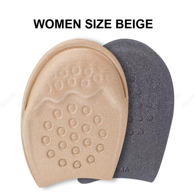Half Insoles for Shoes Inserts Forefoot Insert Non-slip Sole Cushion Reduce Shoe Size Filler High Heels Pain Relief Shoe Pads