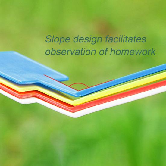 5 Pcs Plant Tags Reusable Plastic T Shape Plant Labels Plant Markers Inserted Cards for Flower Bed Garden Nursery Outdoor Gardening