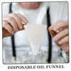 GLEAVI 30pcs Disposable Lot Kitchen Bottle Filling Funnel Kitchen Paper Funnel Disposable Funnel