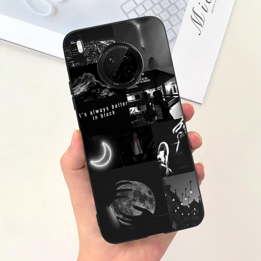For Huawei Y9a 2020 Silicone Case FRL-22 FRL-23 Cute Astronaut Love Heart Slim Soft TPU Phone Case on Huawei Nova Y9a Y 9A Cover