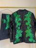 Men's Gold Sequin Patch Performance Suit Jacket