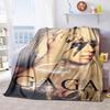 Lady Gaga Blanket All Seasons Soft Comfortable Sofa Office Nap Blanket Travel Blanket Holiday Gift