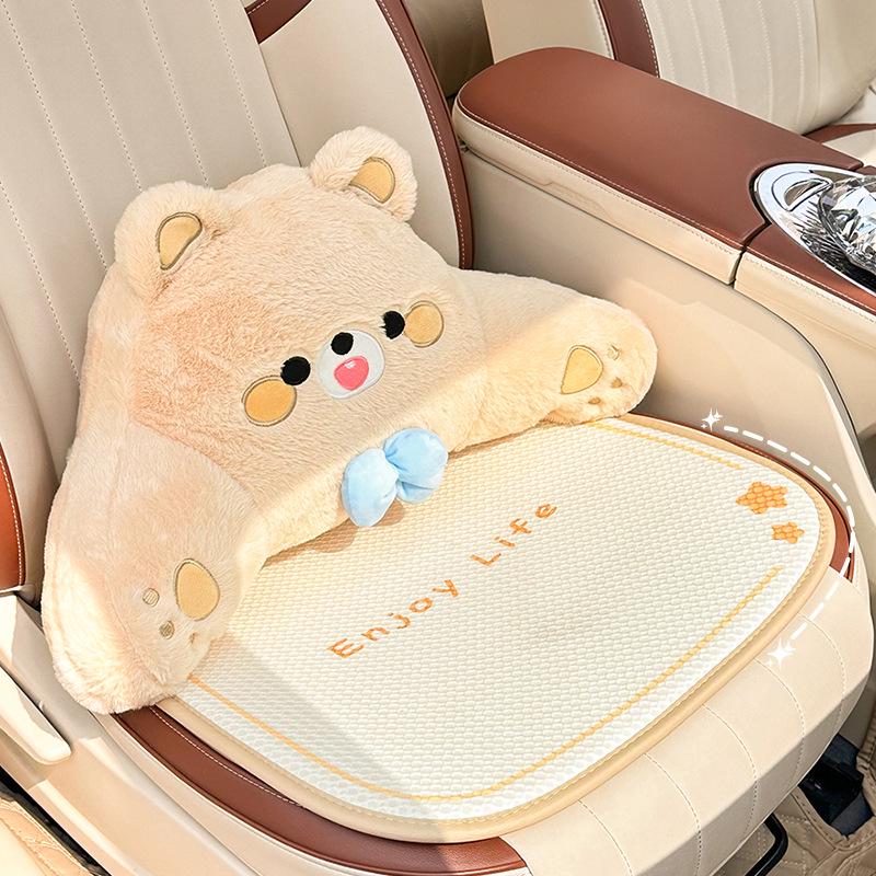 Cute Little Bear Car Seat Cushion - Universal, Comfortable, Four-Season Use