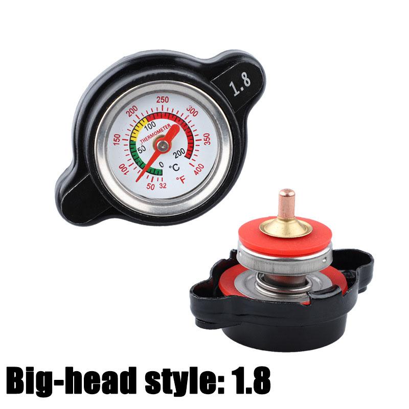 For Motorcycles Water Temperature Gauge 0.9 Bar 1.1 Bar 1.3 Bar 1.8Bar with Utility Safe Car Thermost Radiator Cap Cover Head