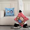 Kawaii M-MINNA NO T-TABO cushion cover Cushion Room Bedroom Headboard Sofa Living Backrest Nap Time Pillow Case