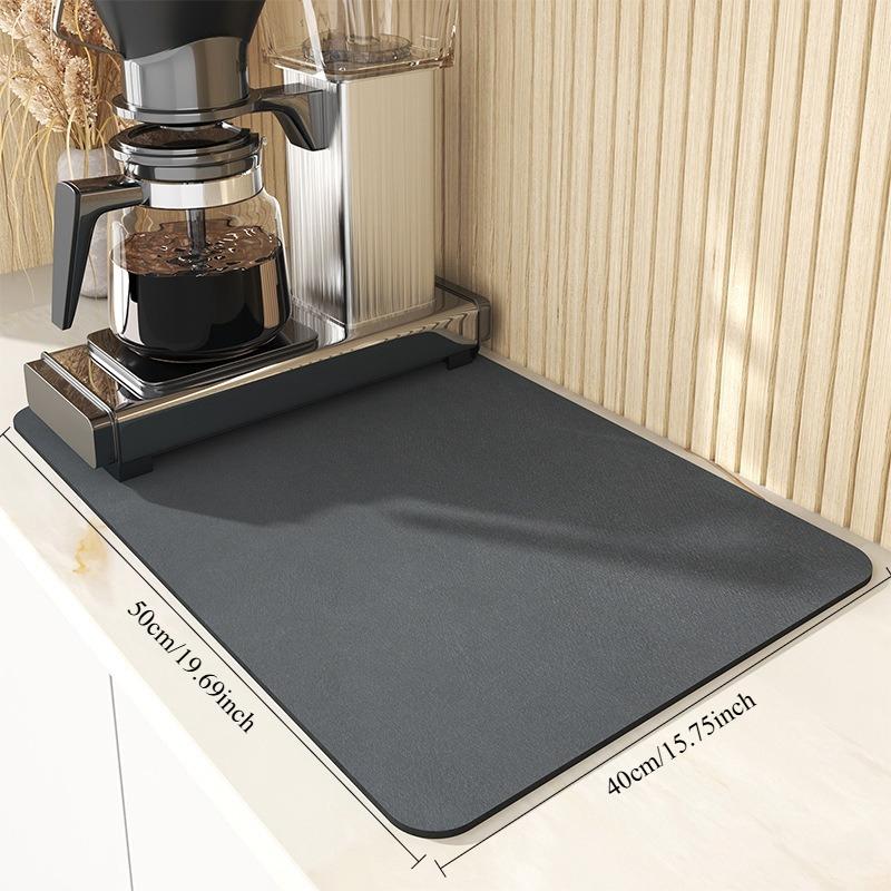 

Absorbent Coffee Mat – Anti-Slip Rubber Pad for Coffee & Espresso Machines, Protects Counters L