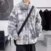 Men's Winter High-end Lambskin Jacket with Plush and Thick Cotton-padded Jacket for Warmth Coat