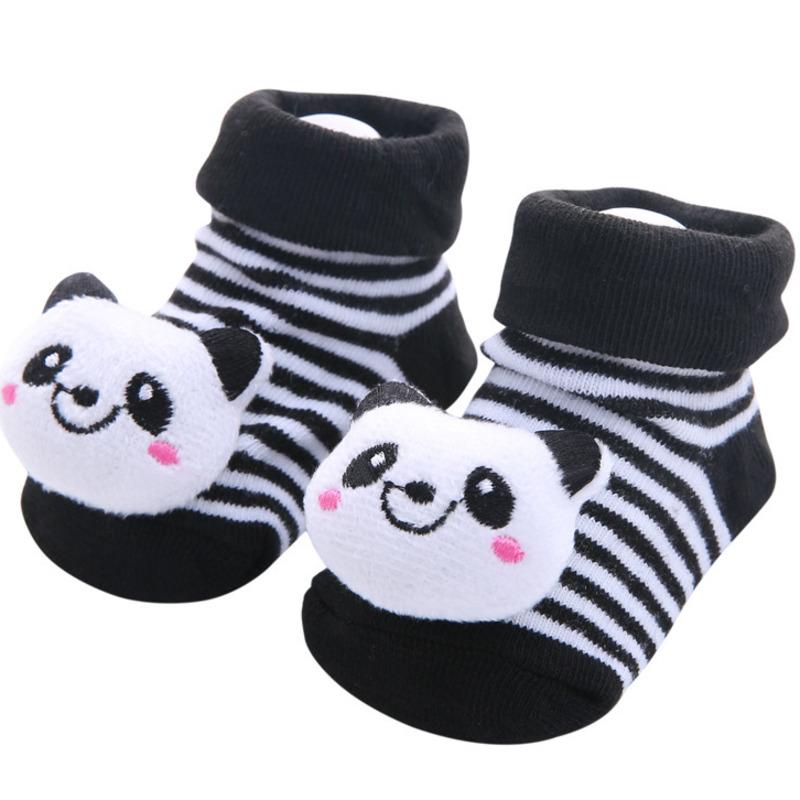 Baby Socks Girls Boys Newborn Accessories Anti Slip Cartoon Animals Kids Toddlers Gift Clothes Children Infant Stuff Clothes Bow