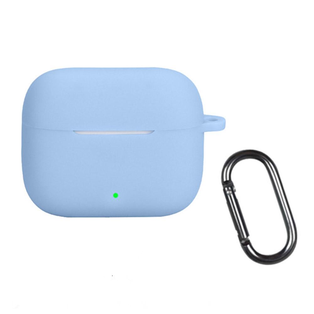 Pro Oppo Enco Buds3 Pro Silikonové pouzdro Bezdrátová sluchátka Ochranný kryt s přezkou proti ztrátě