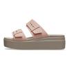 Sandália Brooklyn Blush Pálido 'Bege Marrom' Feminina