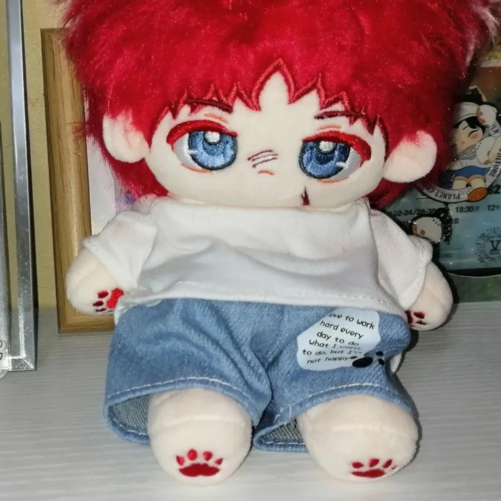 

1 комплект джинсів 20 см бавовняного одягу для ляльок Біла футболка Без атрибутів Одяг для ляльок 20 см бавовняна лялька 1 set