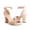 Damen Plateau-Sandalen mit hohem Absatz - Bequem, Sommer, Riemchen, Pailletten, Outdoor, Hochwertiges Gefühl