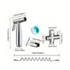 Dual Angle Valve Bidet Kit: High-Pressure Booster Spray Gun for Bathrooms