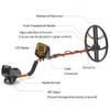 TX-950 Professional Underground Metal Detector High Sensitivity Silver Gold Detector Switchable Backlight LCD Display