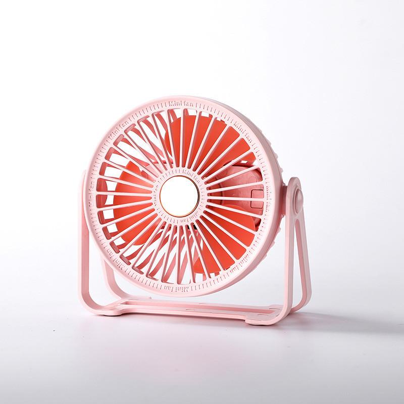 New Mini Usb Fan Color Changing Portable Desktop Fan With Built-in Battery Ideal For Students Dormitories Characters)