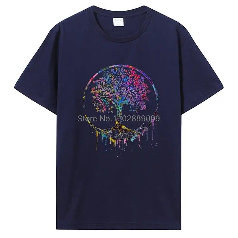 Rainbow Beautiful Mandala Tričko s grafickým potiskem Dámské Unisex Bavlněné tričko Cool Ležérní Tričko s krátkým rukávem Trička Topy Streetwear