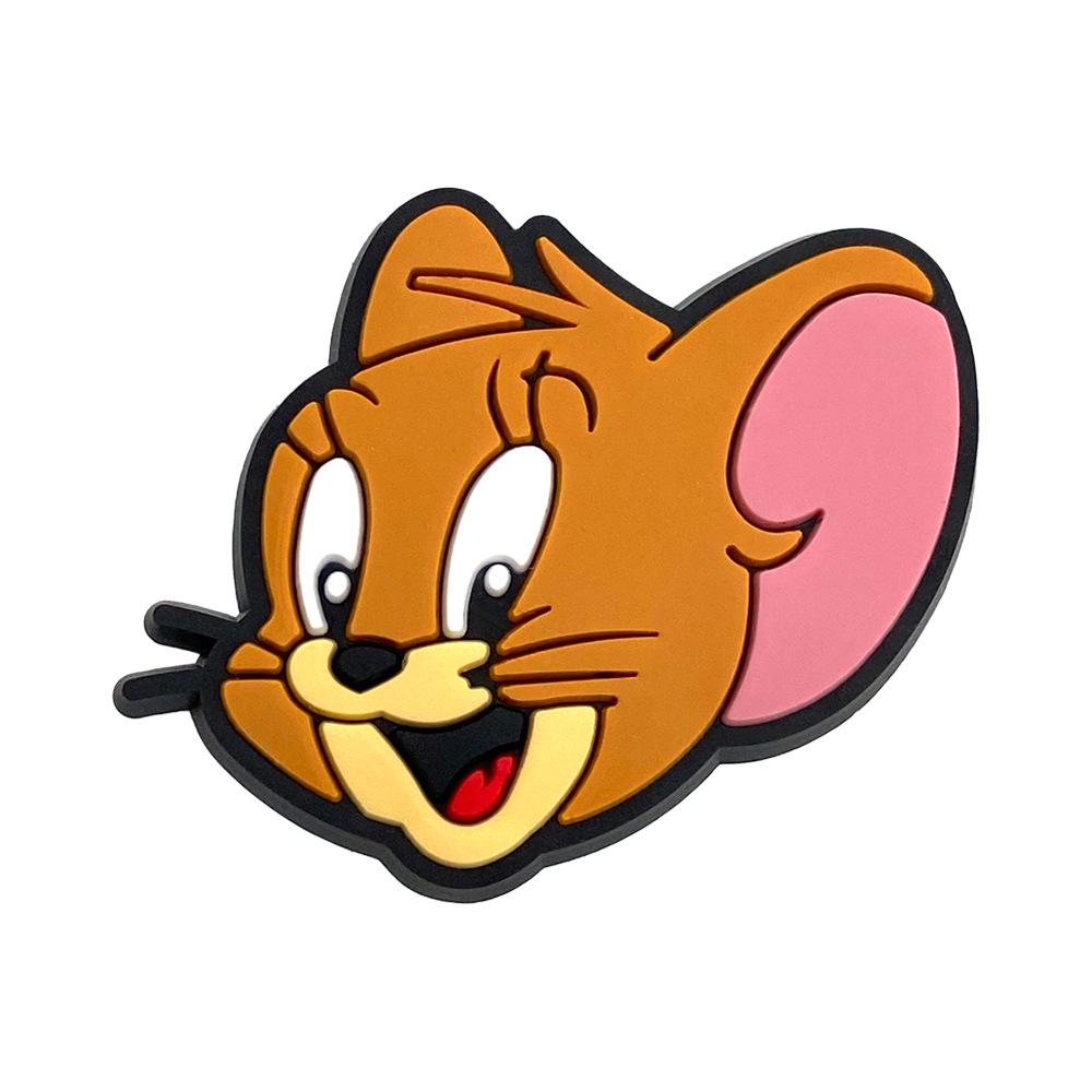Tom and Jerry Series Crocs Charms: PVC Rubber Shoe Decorations & DIY Accessories.